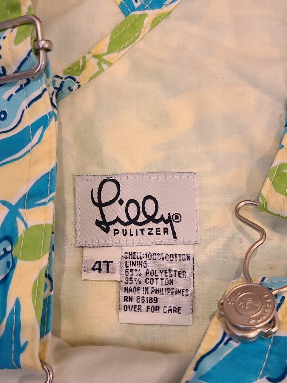 Lilly Pulitzer Bundle Girls Bright Pink & Multi Floral Casual Dress Small 4-5 - Picture 10 of 16